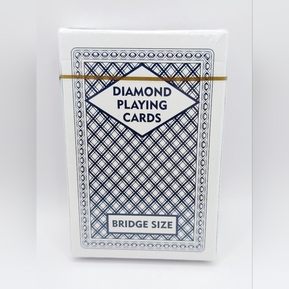 Blue‎ Diamond Playing Cards Bridge Size - Picture 1 of 4